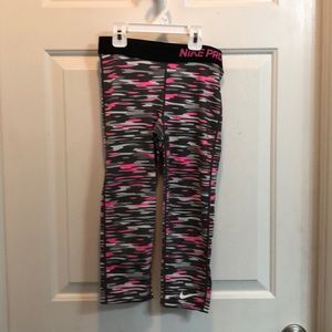 Girls Nike Pro Dri fit athletic pants size L